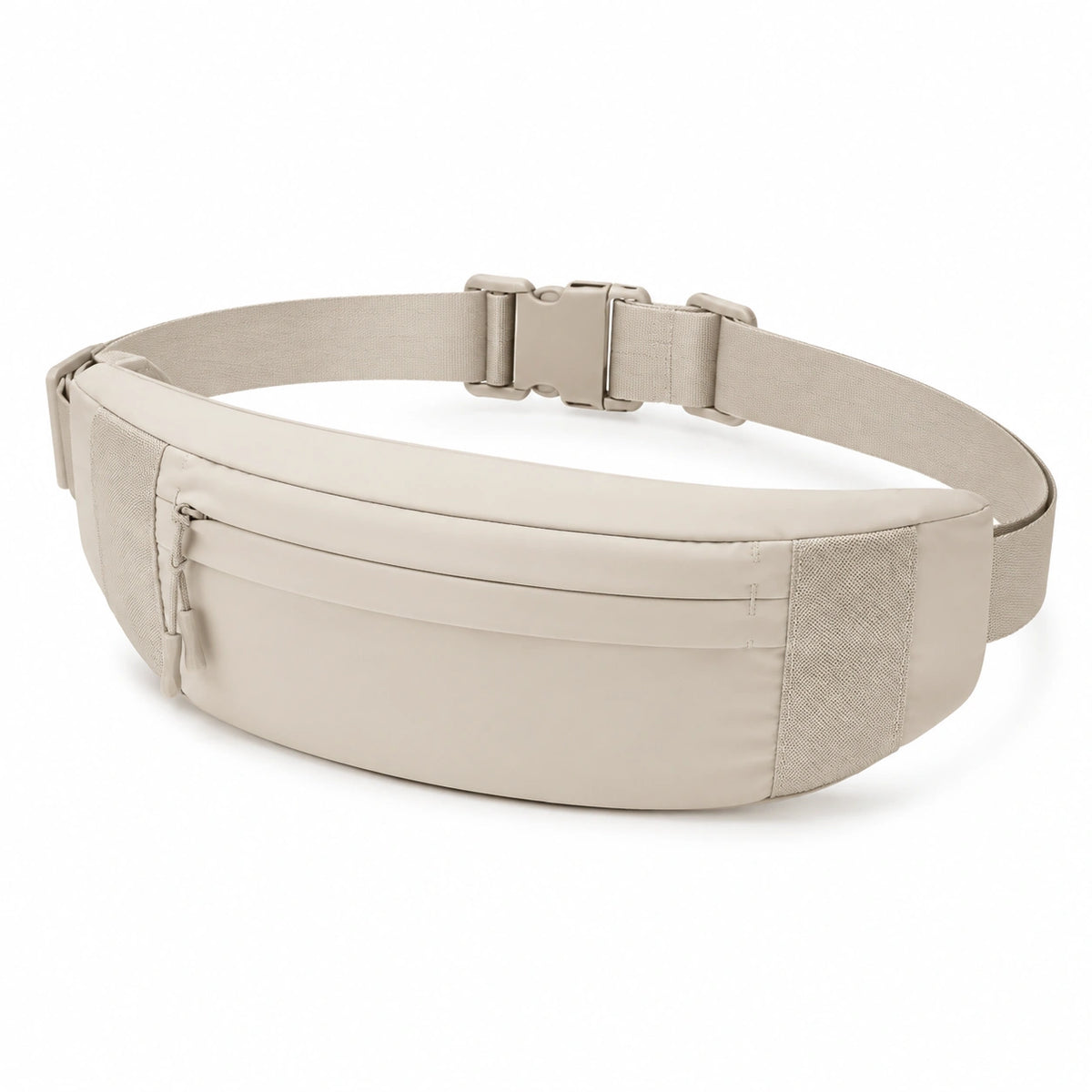 Sac banane 30 x 14 x 8 cm en polyester beige style minimaliste