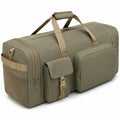 Sac de voyage 50 cm en polyester vert kaki à compartiments multiples